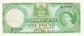 Fiji 1 Pound,  1. 1.1967