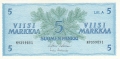 Finland 5 Markkaa, 1963