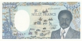 Gabon 1000 Francs,  1. 1.1990