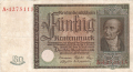 Germany 50 Rentenmark,  6. 7.1934