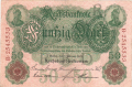 Germany 50 Mark,  7. 2.1908