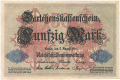 Germany 50 Mark,  5. 8.1914