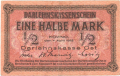 Germany 1/2 Mark,  4. 4.1918