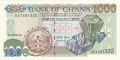 Ghana 1000 Cedis,  5.12.1996
