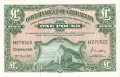 Gibraltar 1 Pound,  3.10.1958 