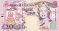 Gibraltar 20 Pounds,  1. 7.1995