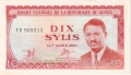 Guinea 10 Sylis,  1. 3.1960