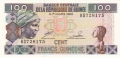 Guinea 100 Francs, 2012