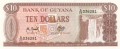 Guyana 10 Dollars, (1992)