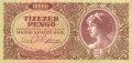 Hungary 10,000 Pengo, 15. 7.1945