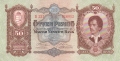 Hungary 50 Pengo,  1.10.1932