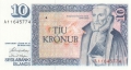 Iceland 10 Kronur, 29. 3.1961