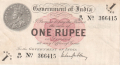 India 1 Rupee, (1917)
