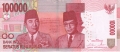Indonesia 100,000 Rupiah, 2014