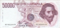 Italy 50,000 Lire,  6. 2.1984
