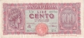 Italy 100 Lire, 10.12.1944