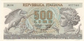 Italy 500 Lire, 20. 6.1966
