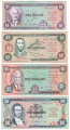 Jamaica 1,2,5 and 10 Dollars, Series 1978