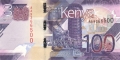 Kenya 100 Shillings, 2019