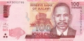 Malawi 100 Kwacha,  1. 1.2017