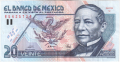 Mexico 20 Pesos, 10.12.1992