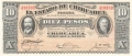 Mexico 10 Pesos, 10. 2.1914