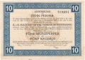 Montenegro 10 Perper,  5. 7.1917