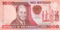 Mozambique 1000  Meticais, 16. 6.1991