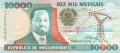 Mozambique 10,000 Meticais, 16. 6.1991