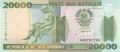 Mozambique 20,000 Meticais, 16. 6.1999