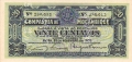 Mozambique 20 Centavos, 25.11.1933