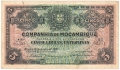 Mozambique 5 Libras Esterlinas, 15. 1.1934