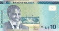Namibia 10 Namibia Dollars, 2015