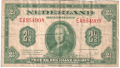 Netherlands 2 1/2 Gulden,  4.2.1943