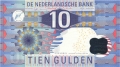 Netherlands 10 Gulden,  1. 7.1997