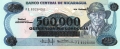 Nicaragua 500,000 Cordobas , (1990)