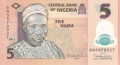 Nigeria 5 Naira, 2011