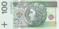 Poland 100 Zlotych, 25. 3.1994