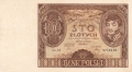 Poland 100 Zlotych,  9.11.1934