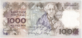 Portugal 1000 Escudos, 26. 7.1990