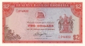 Rhodesia 2 Dollars, 24. 5.1979