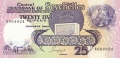Seychelles 25 Rupees, (1989)