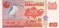 Singapore 10 Dollars, (1976)