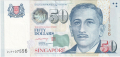 Singapore 50 Dollars, (2008)