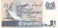 Singapore 1 Dollar, (1976)