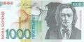Slovenia 1000 Tolarjev, 15. 1.2000