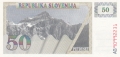 Slovenia 50 Tolarjev, (1990)