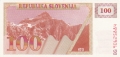 Slovenia 100 Tolarjev, (1990)