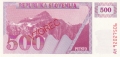 Slovenia 500 Tolarjev, (1990)