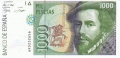 Spain 1000 Pesetas, 12.10.1992
